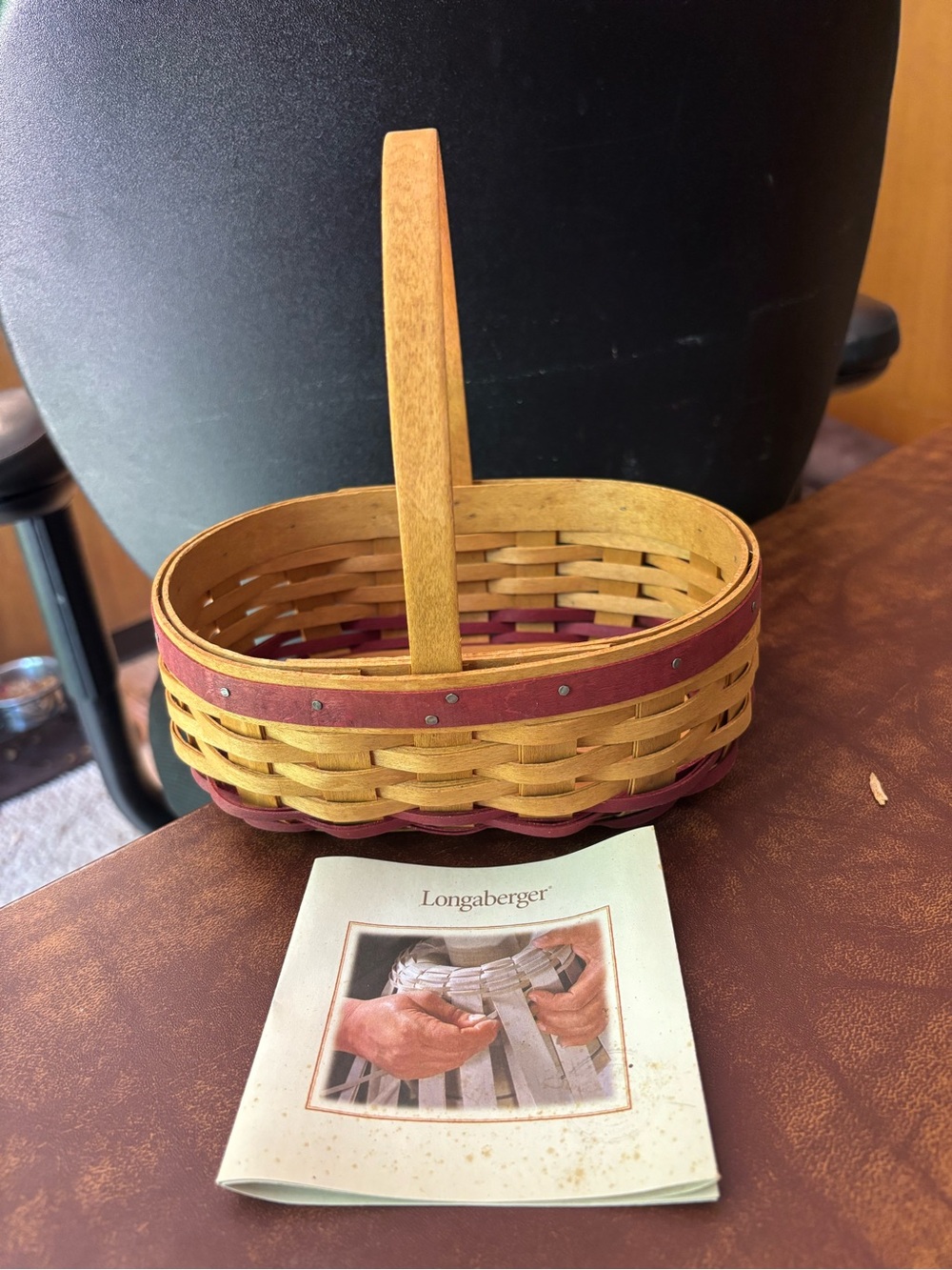 Longaberger 2005 sales achievement branch leader basket NIB